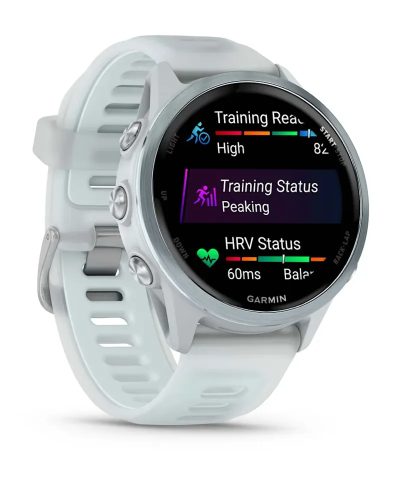 Garmin Forerunner 570 (42mm watch face) Whitestone/Cloud Blue